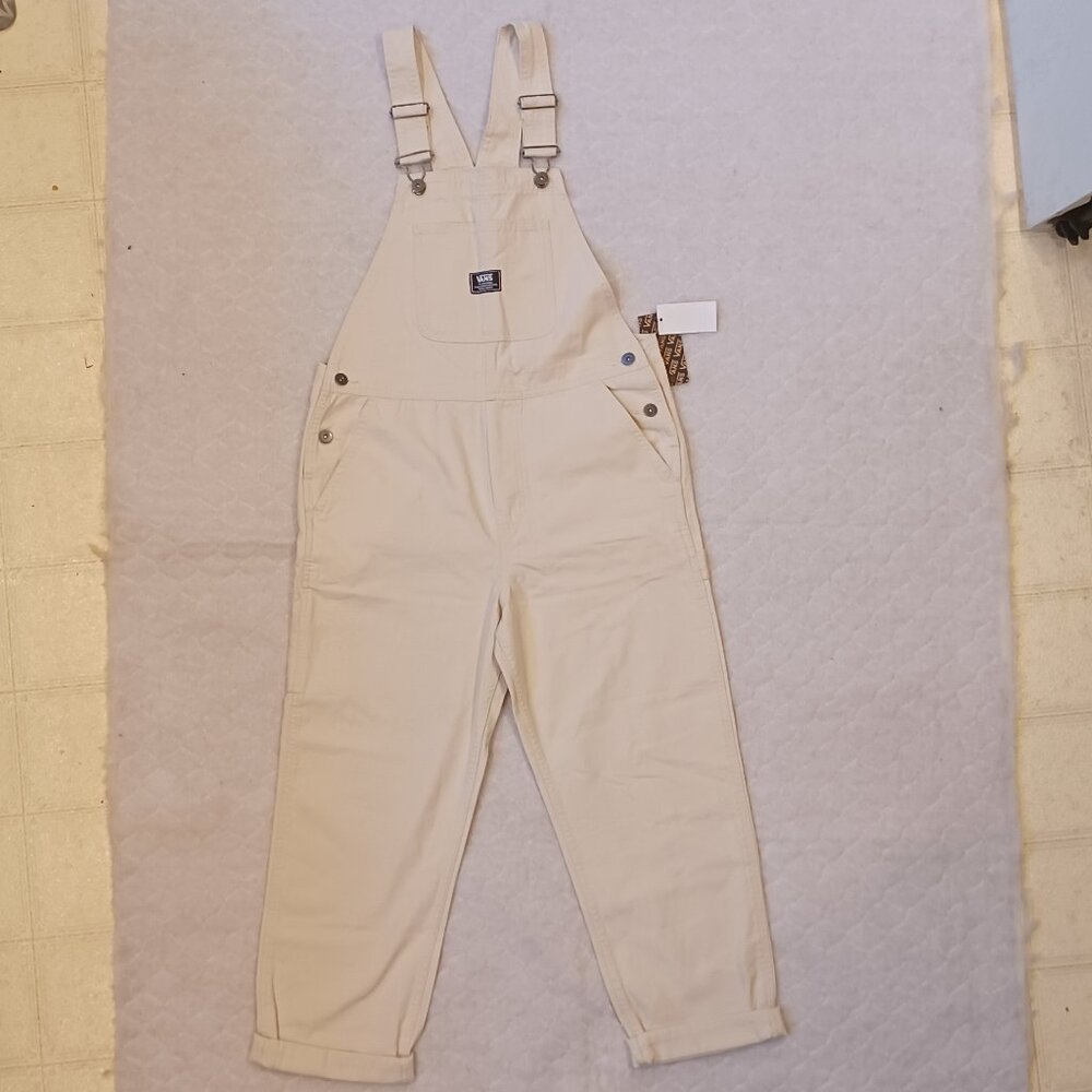 Vans Women's Small Ground Work White Overalls VN0A5JHIEDQ